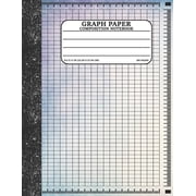 Graph Paper Composition Notebook Math and Science Lover Graph Paper Cover GrungeQuad Ruled 5 squares per inch, 100 pages Birthday Gifts For Math Lover Teacher, Student Notebook Paperback