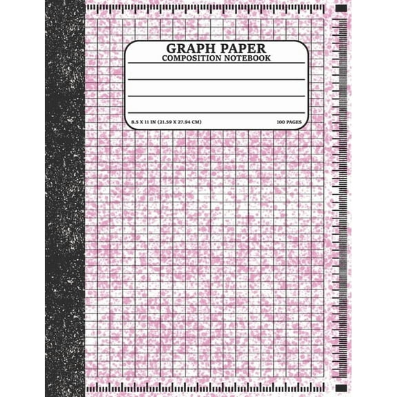 Graph Paper Composition Notebook: Math and Science Lover Graph Paper Cover Watercolor (Quad Ruled 4 squares per inch, 100 pages) Birthday Gifts For Math Lover Teacher, Student Notebook, (Paperback)