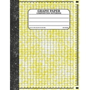 Graph Paper Composition Notebook Math and Science Lover Graph Paper Cover Watercolor Quad Ruled 4 squares per inch, 100 pages Birthday Gifts For Math Lover Teacher, Student Notebook, Paperback
