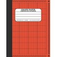 Graph Paper Composition Notebook Math and Science Lover Orange Graph