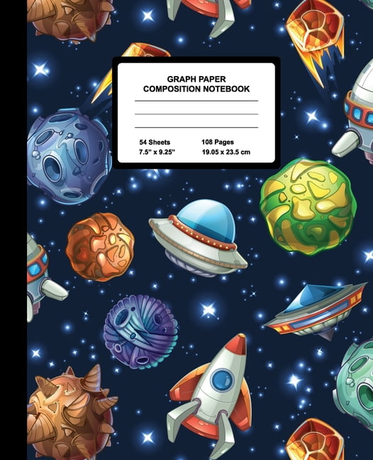 Graph Paper Composition Notebook Quad Ruled 4 Squares Per Inch Sheets