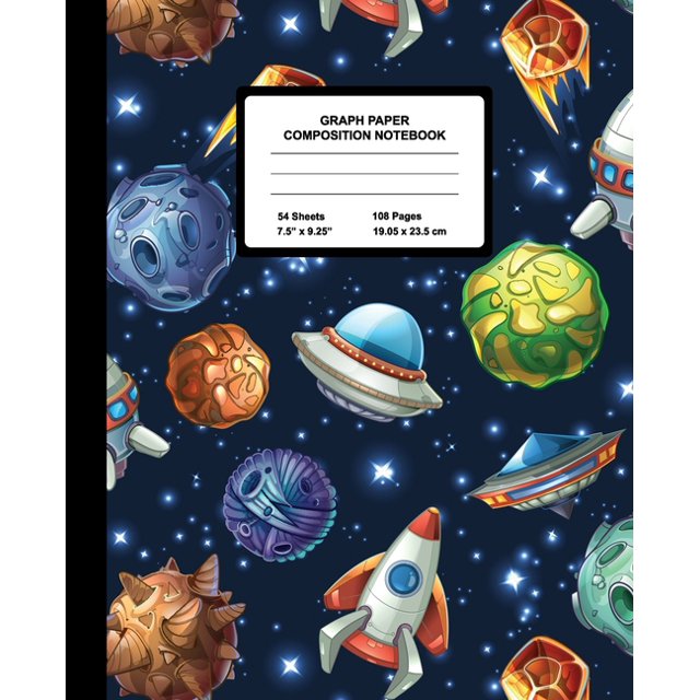 Graph Paper Composition Notebook Quad Ruled 4 Squares Per Inch Sheets