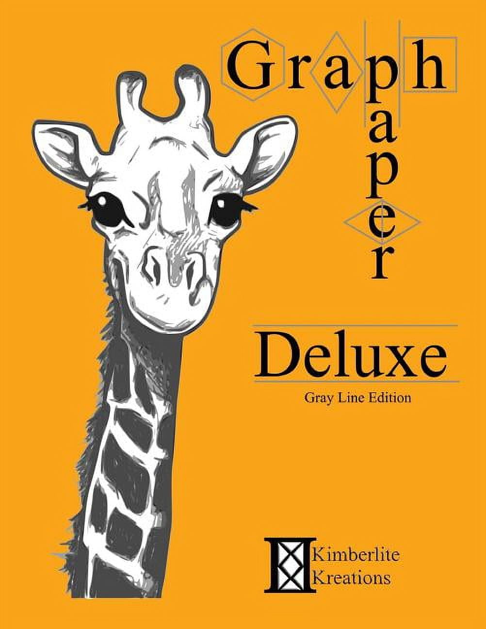 Graph Paper Deluxe: Gray Line Edition, (Paperback)