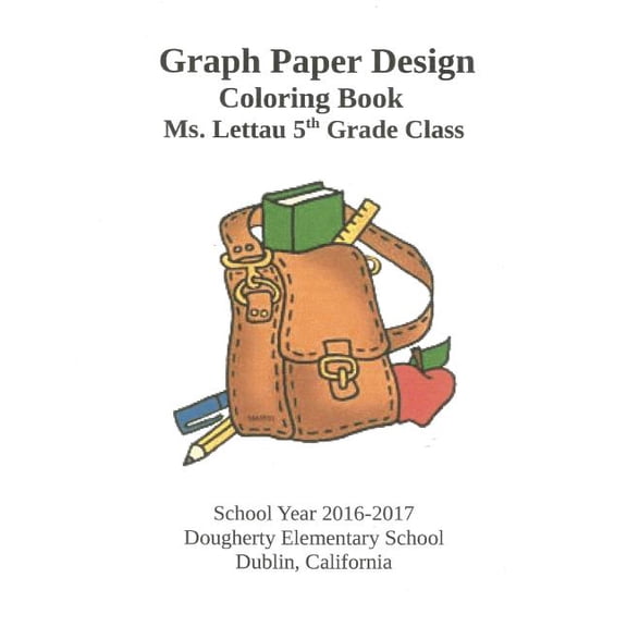 Graph Paper Design Coloring Book, (Paperback)