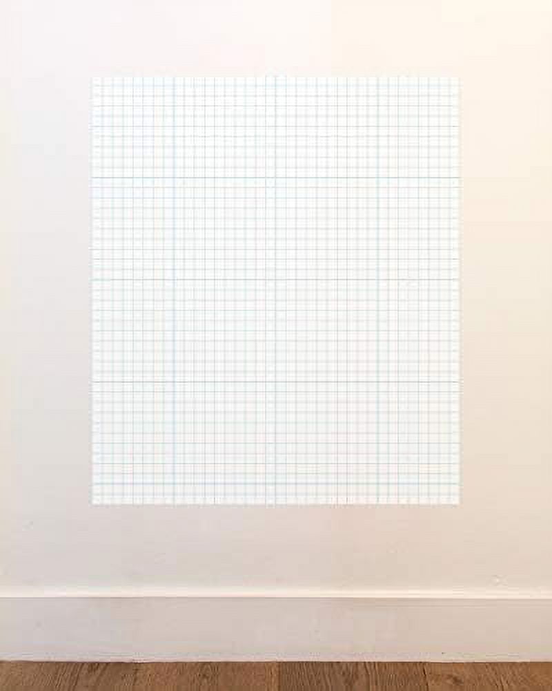 Graph Paper Dry Erase Removable Decal Clever Whiteboard Alternative