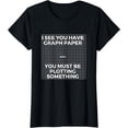 thumbnail image 1 of Graph Paper - Funny Math Lover & Math Teacher T-Shirt, 1 of 4