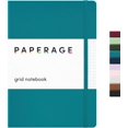 thumbnail image 1 of Graph Paper Journal Notebook, (Turquoise), 160 Pages, Medium 5.6 in x 8 in - 100 GSM Thick Paper – Hardcover Grid Notebook for Work or School, 1 of 2