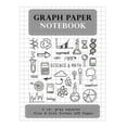 thumbnail image 1 of Graph Paper Notebook 1 CM. Gray Squares Size 8.5x11 Inches 120 Pages: Composition Notebook Blank Quad Ruled Student Teacher School Home Office Supplie, 1 of 1