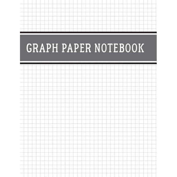 Graph Paper Notebook: Math Composition Book Squared Quad Ruled 4x4, .25" Squares Graphing Paper Large, 8.5 x 11 in (Paperback)