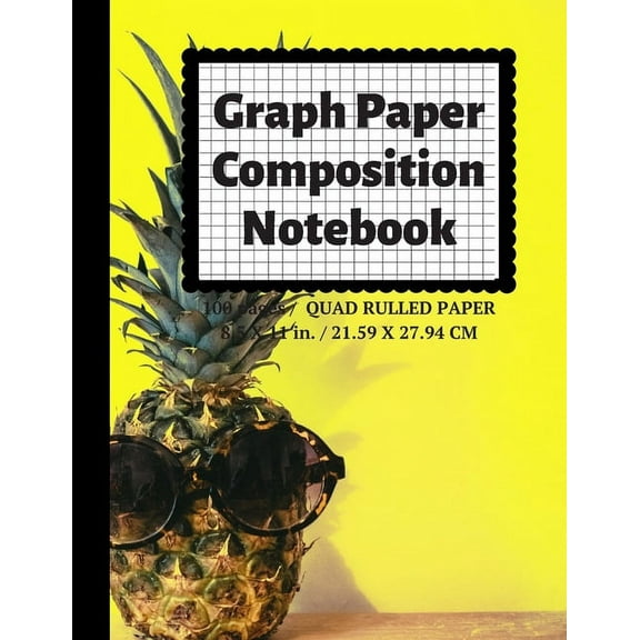 Graph Paper Notebooks: Graph Paper Composition Notebook: Grid Paper Notebook, Quad Ruled, 100 Sheets (Large, 8.5 x 11) (Series #12) (Paperback)