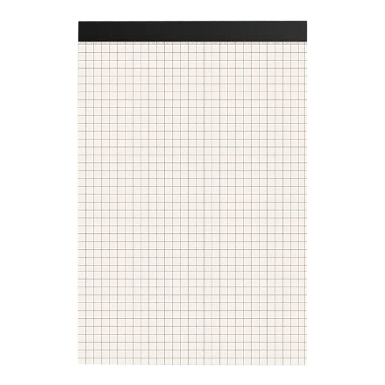 Graph Paper Pad, 80 Sheets, White Quadrille Pad, Easy Tears Off Design, Grid Notebook for Office Supplies, Writing and Memo Pads, Letter Size 8.22 x 12.2 inch