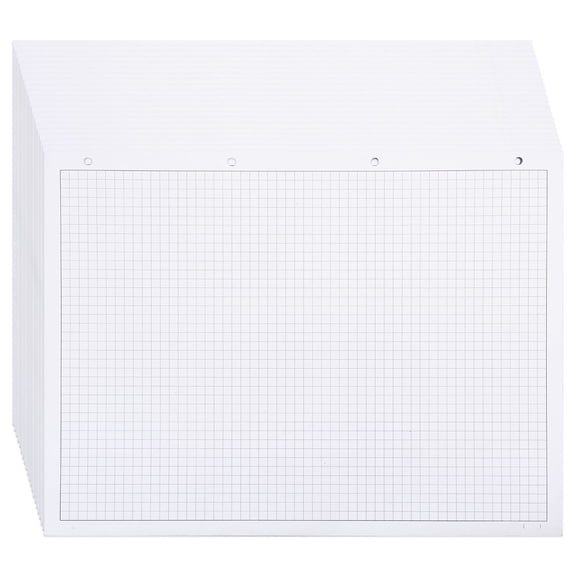 Graph Paper Pads Replacement Paper Quad Grid Paper Pad Special Scale Paper White Quadrille Pad Easy Tears Off Design Grid Notebook Binder Accessories