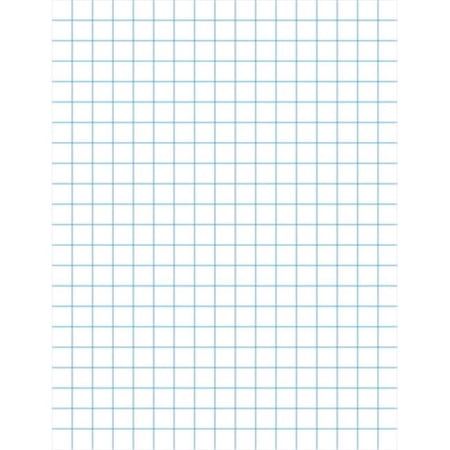Graph Paper With Chipboard Back, 0.1 In. Ruling, White