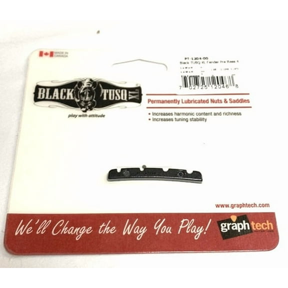 Graph Tech Black Tusq XL Fender Pre Bass Nuts and Saddles