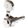 thumbnail image 1 of Graph Tech Electric Locking 3+3 Contemporary Tuning Machine Set 2-Pin Chrome, 1 of 1