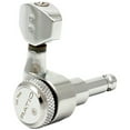 thumbnail image 1 of Graph Tech Electric Locking 6-In-Line Contemporary Mini 2 Pin Tuned Machine Heads Chrome, 1 of 5