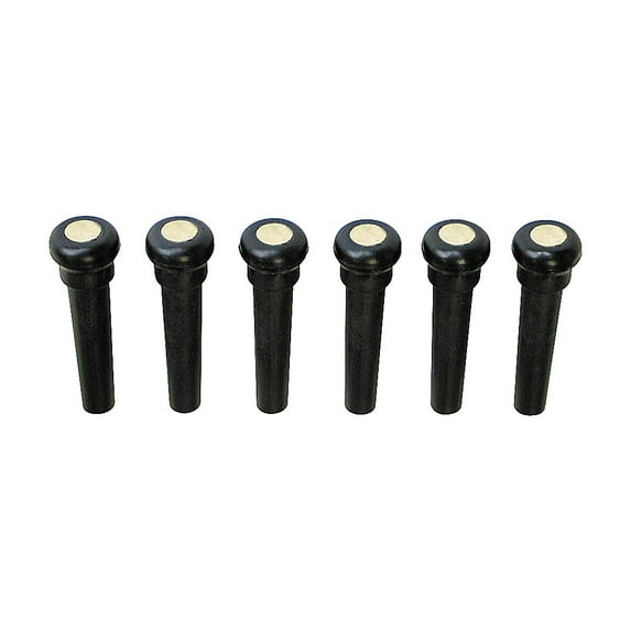 Graph Tech (Graphtec) PP-2044-00 TUSQ Bridge pin black Mother of pearl dot Presentation type