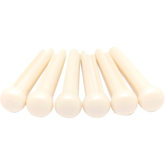 Graph Tech PP-1100-01 TUSQ Traditional Style Bridge Pins Set White