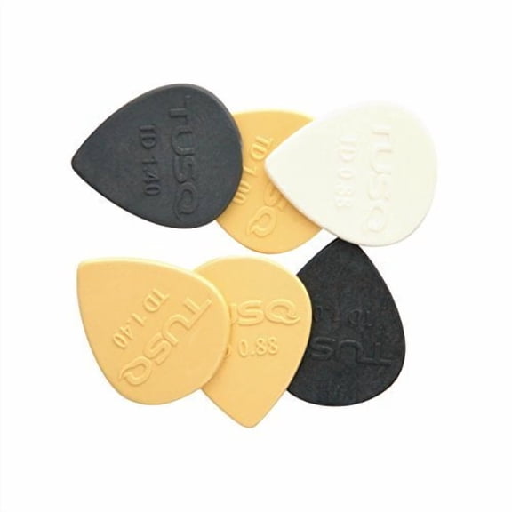 Graph Tech PQP-0500-TD : 6 TUSQ Guitar Picks | Tear Drop Mixed Pack