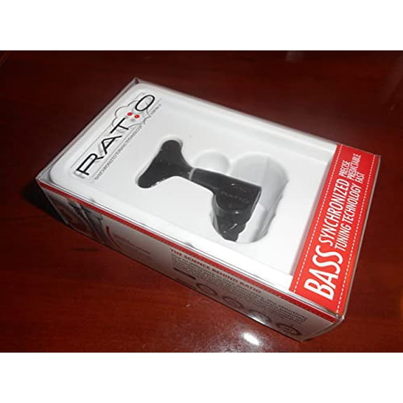 Graph Tech Ratio 3x3 6-String Bass Tuners, Y-Key - BLACK, PRB-6330-B0