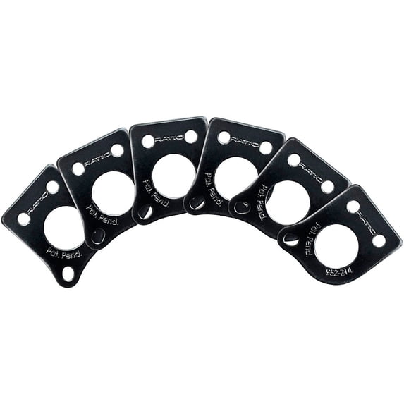 Graph Tech Ratio InvisoMatch Installation Plates (Pack of 6) Black
