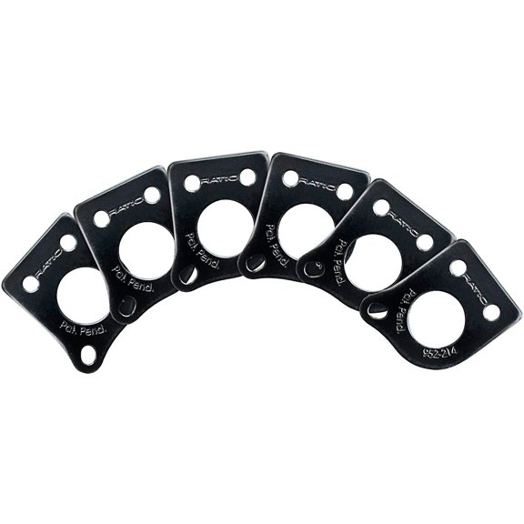 Graph Tech Ratio InvisoMatch Installation Plates (Pack of 6) Black