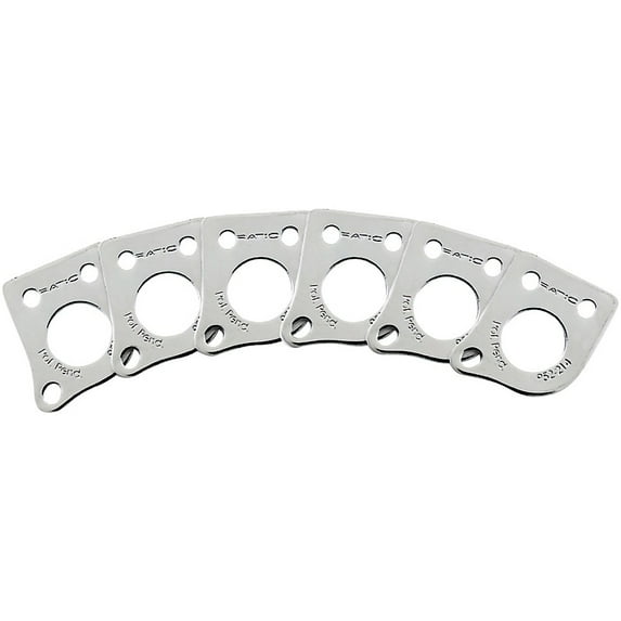 Graph Tech Ratio InvisoMatch Installation Plates (Pack of 6) Chrome
