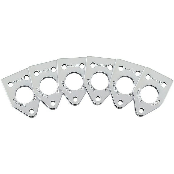 Graph Tech Ratio InvisoMatch Installation Plates (Pack of 6) Chrome