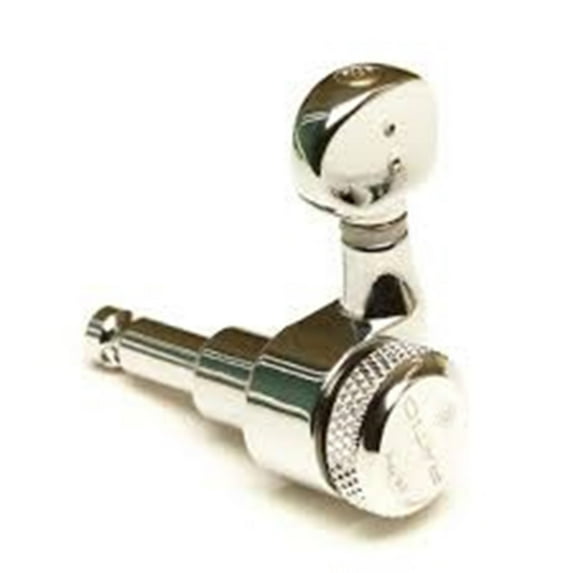 Graph Tech Ratio LEFT-HANDED 6L Classic 2-Pin Tuners, CHROME, #PRL-9731-LC0
