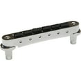 thumbnail image 1 of Graph Tech ResoMax NV2 Auto Lock Bridge with String Saver Saddles 4MM Posts Chrome, 1 of 4