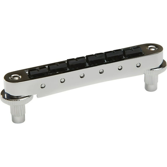 Graph Tech ResoMax NV2 Auto Lock Bridge with String Saver Saddles 4MM Posts Chrome