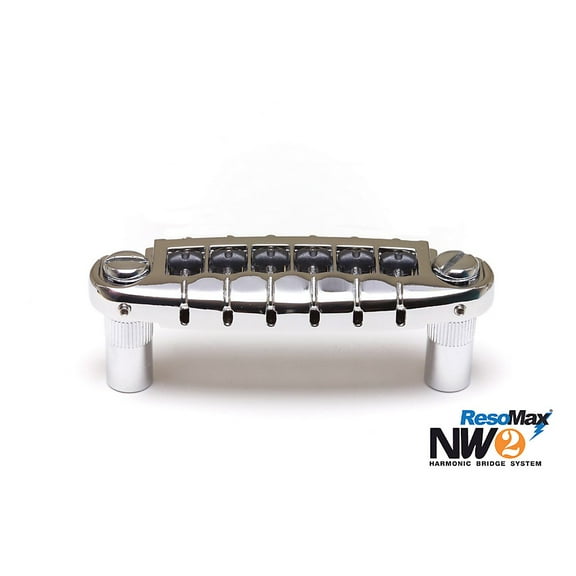 Graph Tech ResoMax NW2 Wraparound Bridge with String Saver Saddles Chrome