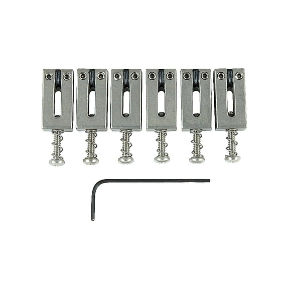 Graph Tech String Saver Classics Strat & Tele 2-1/16" Spacing Brushed Steel