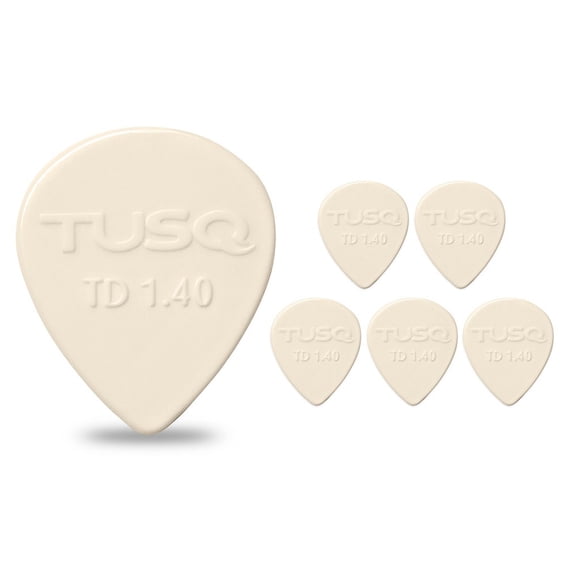 Graph Tech TUSQ Bright Tone Teardrop Picks 1.4 mm 6 Pack