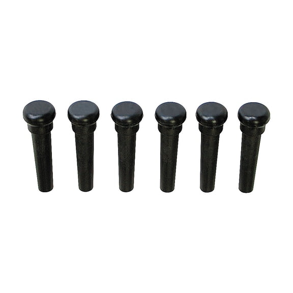 Graph Tech Tusq Ivory Acoustic Guitar Bridge Pins Black No Dot