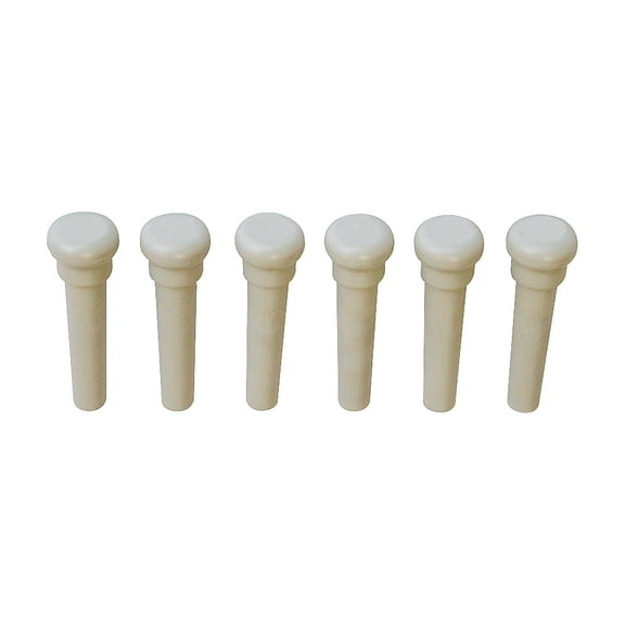 Graph Tech Tusq Ivory Acoustic Guitar Bridge Pins White No Dot