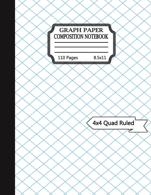 Graph paper composition notebook Grid Paper Composition Notebook with