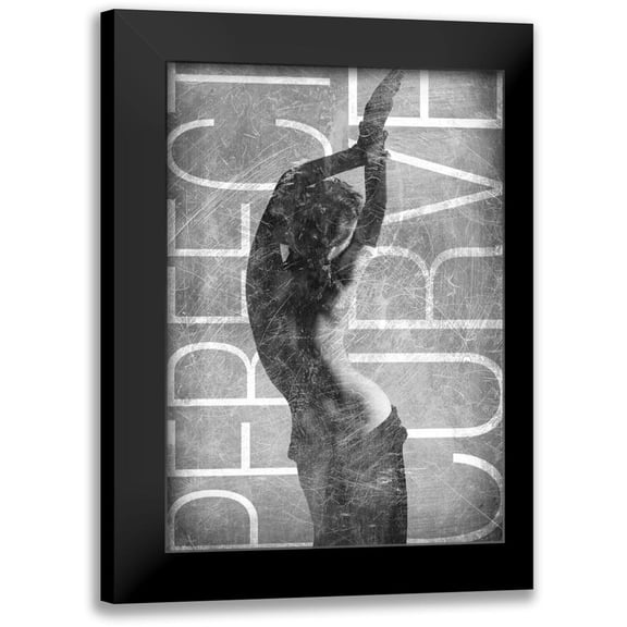 GraphINC 11x14 Black Modern Framed Museum Art Print Titled - Perfect Curve