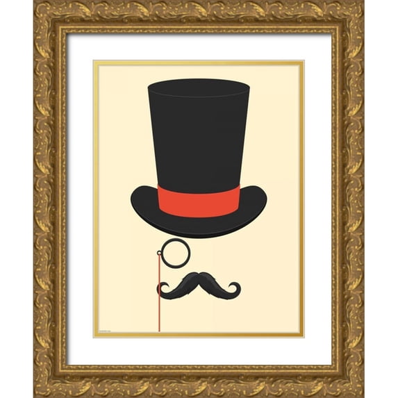 GraphINC 12x14 Gold Ornate Wood Framed with Double Matting Museum Art Print Titled - I Am Too Old for This
