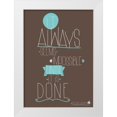 thumbnail image 1 of GraphINC 14x18 White Modern Wood Framed Museum Art Print Titled - It Always Seems, 1 of 4