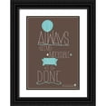 thumbnail image 1 of GraphINC 24x32 Black Ornate Wood Framed with Double Matting Museum Art Print Titled - It Always Seems, 1 of 4
