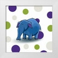 thumbnail image 1 of GraphINC 26x26 White Modern Wood Framed Museum Art Print Titled - Elephant, 1 of 4
