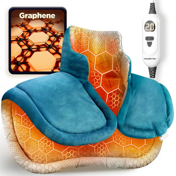 PAGOBETTER Electric Blankets, Blue, Full