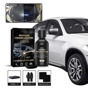 Graphene Ceramic Coating for Cars, Ceramic Car Auto Detailing kit (70ml), 10+ Years of Long Lasting Protection,Ultra High Gloss,Apply After Car Wash & Paint Correction