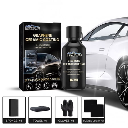 Graphene Ceramic Coating, Polishes Advanced Graphene Ceramic CoatingCLong Lasting Car Protection,Gloss Hydrophobicty Anti Scratch