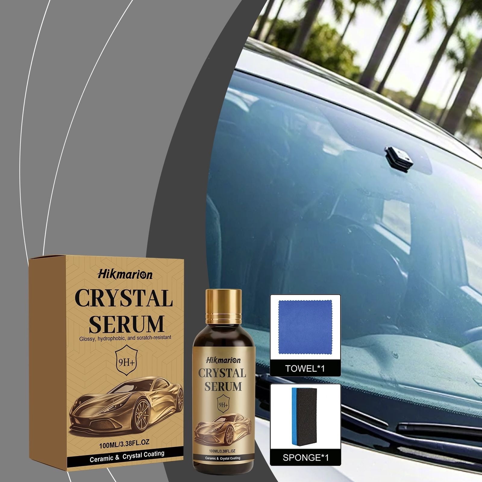 Graphene Ceramic Coating Spray 9H Car Paint Protection - High Gloss ...