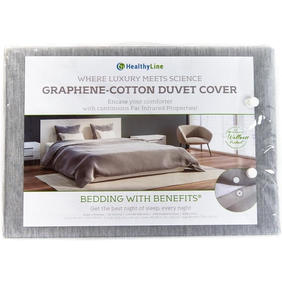 Graphene Cotton Full Duvet Cover, Comforter Cover, Soft Bedding, 89x67