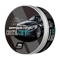 Graphene Solid Car Wax, All-Model Car Crystal Car Wax, Ceramic Titanium Gloss & Long-Lasting Paint Protection,200g/7.05 oz