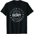thumbnail image 1 of Graphic 365 Grumpy The Legend Grandpa Men Funny Gift T-Shirt, 1 of 4