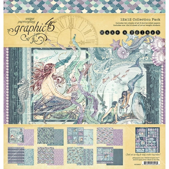 Graphic 45 Make A Splash 12x12 Collection Kit